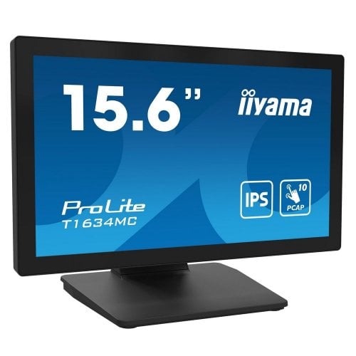 Купити Монітор Iiyama 15.6" ProLite T1634MC-B1S Black - ціна в Києві, Львові, Вінниці, Хмельницькому, Франківську, Україні | інтернет-магазин TELEMART.UA фото