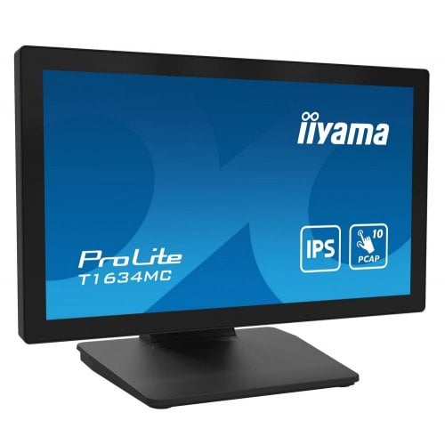 Купить Монитор Iiyama 15.6" ProLite T1634MC-B1S Black - цена в Харькове, Киеве, Днепре, Одессе
в интернет-магазине Telemart фото