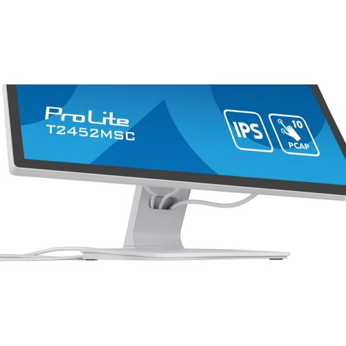 Купить Монитор Iiyama 23.8" ProLite T2452MSC-W1 White - цена в Харькове, Киеве, Днепре, Одессе
в интернет-магазине Telemart фото