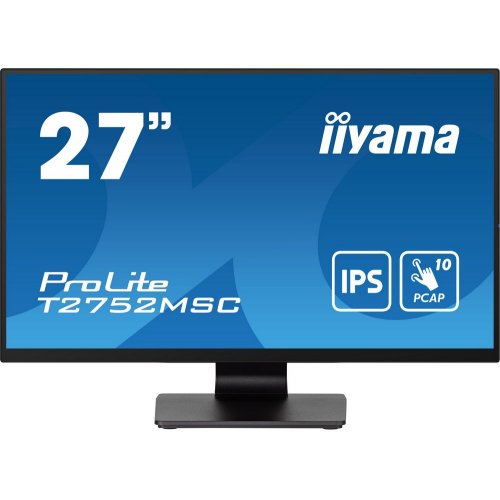 Купить Монитор Iiyama 27" ProLite T2752MSC-B1 Black - цена в Харькове, Киеве, Днепре, Одессе
в интернет-магазине Telemart фото