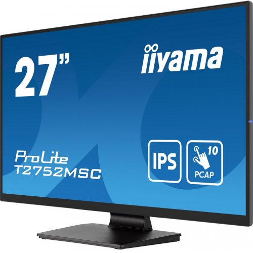 Купить Монитор Iiyama 27" ProLite T2752MSC-B1 Black - цена в Харькове, Киеве, Днепре, Одессе
в интернет-магазине Telemart фото