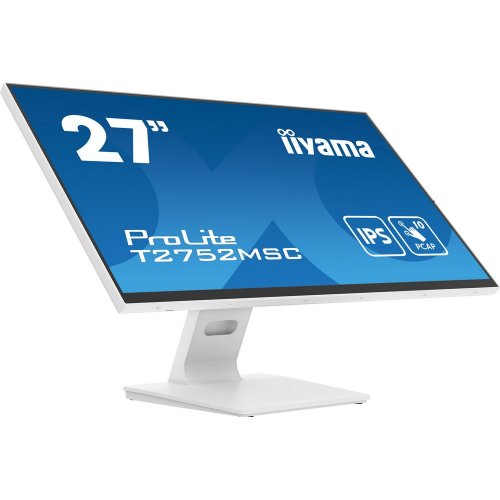 Купить Монитор Iiyama 27" ProLite T2752MSC-W1 White - цена в Харькове, Киеве, Днепре, Одессе
в интернет-магазине Telemart фото