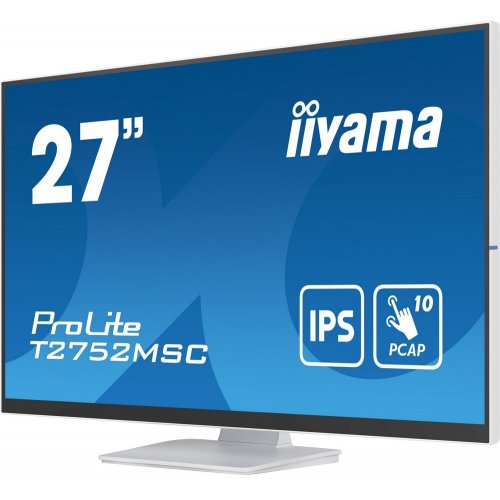 Купить Монитор Iiyama 27" ProLite T2752MSC-W1 White - цена в Харькове, Киеве, Днепре, Одессе
в интернет-магазине Telemart фото