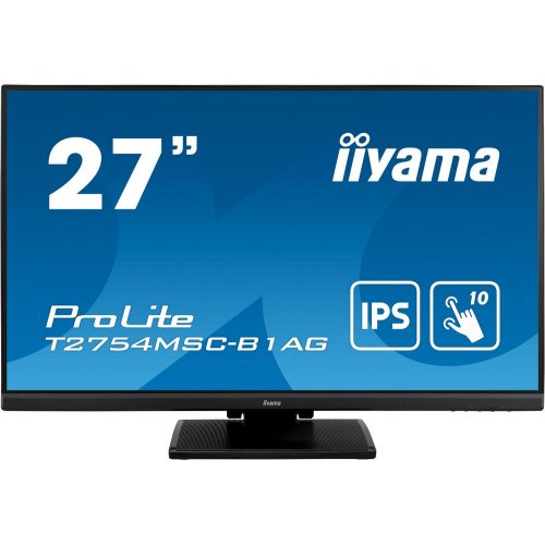 Купить Монитор Iiyama 27" ProLite T2754MSC-B1AG Black - цена в Харькове, Киеве, Днепре, Одессе
в интернет-магазине Telemart фото