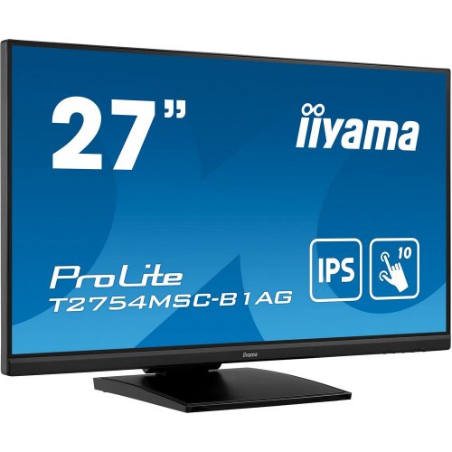 Купить Монитор Iiyama 27" ProLite T2754MSC-B1AG Black - цена в Харькове, Киеве, Днепре, Одессе
в интернет-магазине Telemart фото