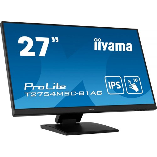 Купить Монитор Iiyama 27" ProLite T2754MSC-B1AG Black - цена в Харькове, Киеве, Днепре, Одессе
в интернет-магазине Telemart фото