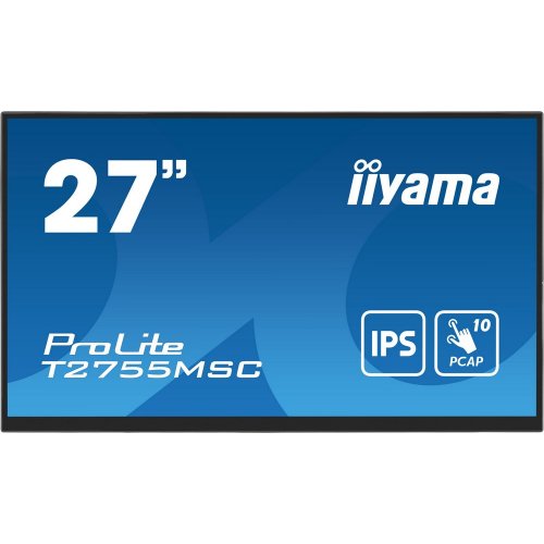 Купить Монитор Iiyama 27" ProLite T2755MSC-B1 Black - цена в Харькове, Киеве, Днепре, Одессе
в интернет-магазине Telemart фото