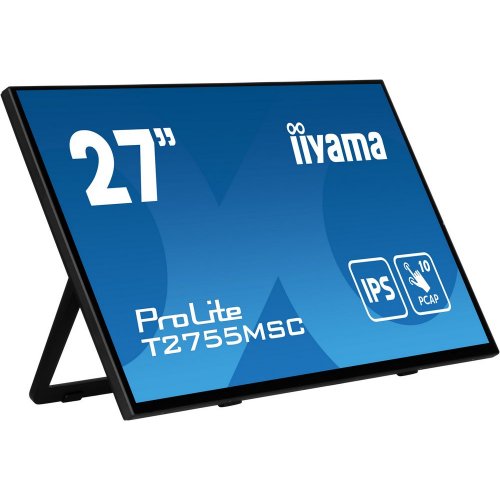 Купить Монитор Iiyama 27" ProLite T2755MSC-B1 Black - цена в Харькове, Киеве, Днепре, Одессе
в интернет-магазине Telemart фото