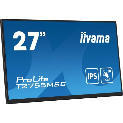 Купить Монитор Iiyama 27" ProLite T2755MSC-B1 Black - цена в Харькове, Киеве, Днепре, Одессе
в интернет-магазине Telemart фото