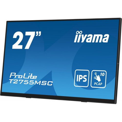 Купить Монитор Iiyama 27" ProLite T2755MSC-B1 Black - цена в Харькове, Киеве, Днепре, Одессе
в интернет-магазине Telemart фото