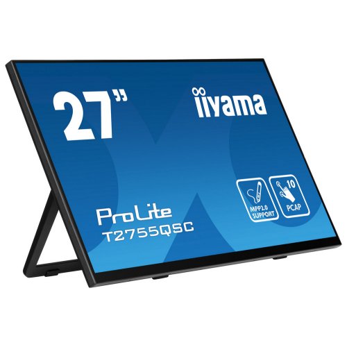 Купить Монитор Iiyama 27" ProLite T2755QSC-B1 Black - цена в Харькове, Киеве, Днепре, Одессе
в интернет-магазине Telemart фото