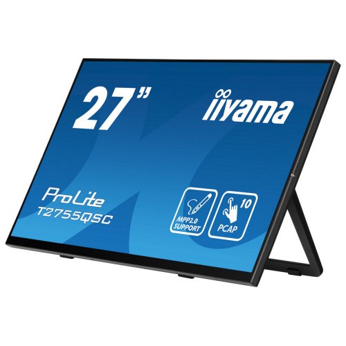 Купить Монитор Iiyama 27" ProLite T2755QSC-B1 Black - цена в Харькове, Киеве, Днепре, Одессе
в интернет-магазине Telemart фото