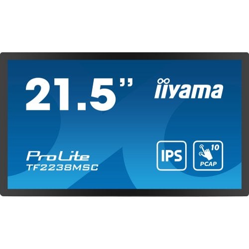 Купить Монитор Iiyama 21.5" ProLite TF2238MSC-B1 Black - цена в Харькове, Киеве, Днепре, Одессе
в интернет-магазине Telemart фото