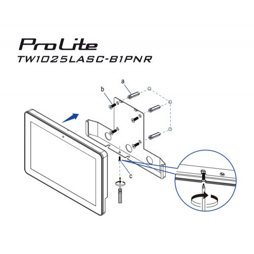 Купити Монітор Iiyama 10.1" ProLite TW1025LASC-B1PNR Black - ціна в Києві, Львові, Вінниці, Хмельницькому, Франківську, Україні | інтернет-магазин TELEMART.UA фото