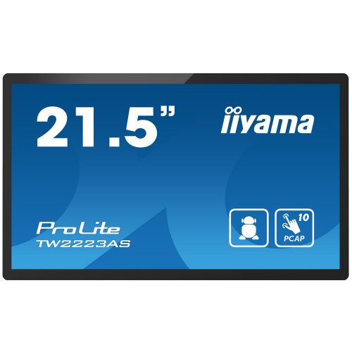 Купить Монитор Iiyama 21.5" ProLite TW2223AS-B2 Black - цена в Харькове, Киеве, Днепре, Одессе
в интернет-магазине Telemart фото