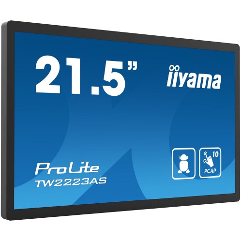 Купить Монитор Iiyama 21.5" ProLite TW2223AS-B2 Black - цена в Харькове, Киеве, Днепре, Одессе
в интернет-магазине Telemart фото