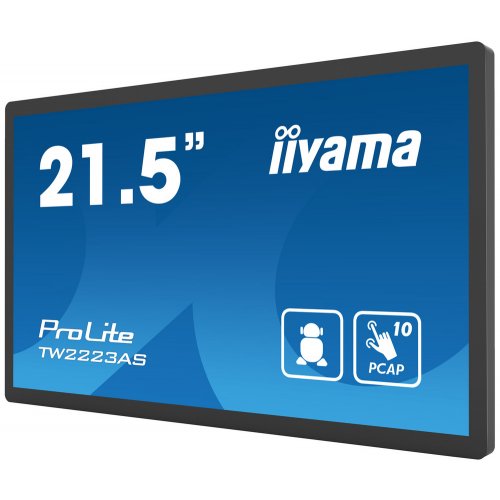 Купить Монитор Iiyama 21.5" ProLite TW2223AS-B2 Black - цена в Харькове, Киеве, Днепре, Одессе
в интернет-магазине Telemart фото