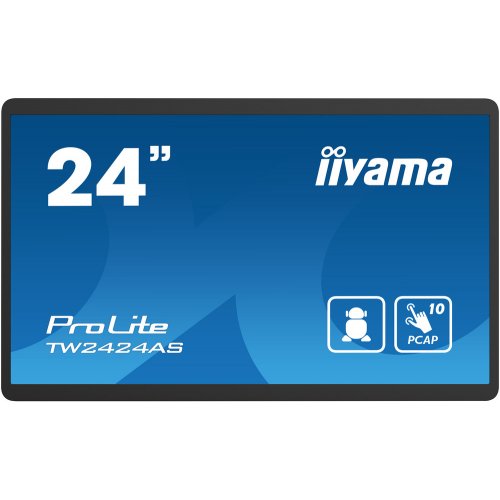 Купить Монитор Iiyama 23.8" ProLite TW2424AS-B1 Black - цена в Харькове, Киеве, Днепре, Одессе
в интернет-магазине Telemart фото