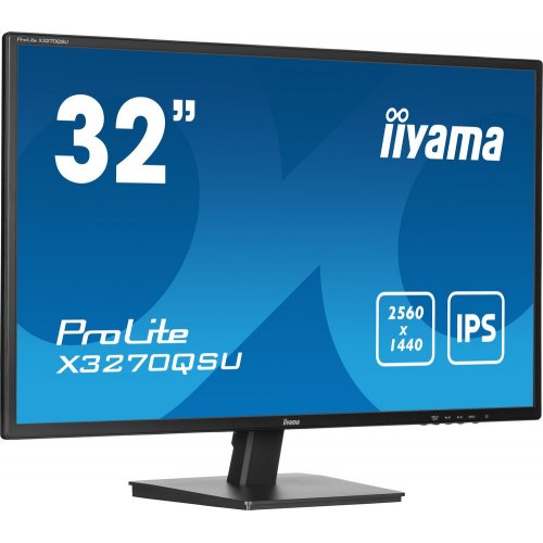 Купить Монитор Iiyama 31.5" ProLite X3270QSU-B1 Black - цена в Харькове, Киеве, Днепре, Одессе
в интернет-магазине Telemart фото