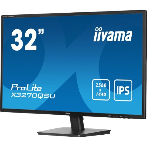 Купить Монитор Iiyama 31.5" ProLite X3270QSU-B1 Black - цена в Харькове, Киеве, Днепре, Одессе
в интернет-магазине Telemart фото