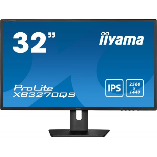 Купить Монитор Iiyama 31.5" ProLite XB3270QS-B5 Black - цена в Харькове, Киеве, Днепре, Одессе
в интернет-магазине Telemart фото