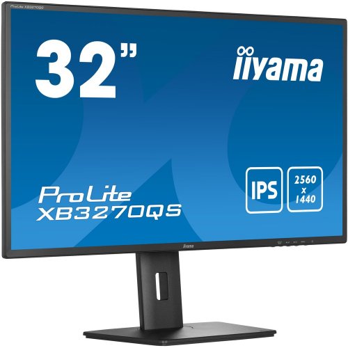 Купить Монитор Iiyama 31.5" ProLite XB3270QS-B5 Black - цена в Харькове, Киеве, Днепре, Одессе
в интернет-магазине Telemart фото