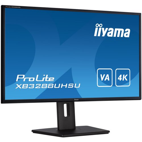 Купить Монитор Iiyama 31.5" ProLite XB3288UHSU-B5 Black - цена в Харькове, Киеве, Днепре, Одессе
в интернет-магазине Telemart фото