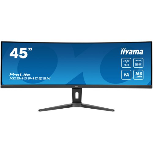 Купити Монітор Iiyama 44.5" ProLite XCB4594DQSN-B1 Black - ціна в Києві, Львові, Вінниці, Хмельницькому, Франківську, Україні | інтернет-магазин TELEMART.UA фото