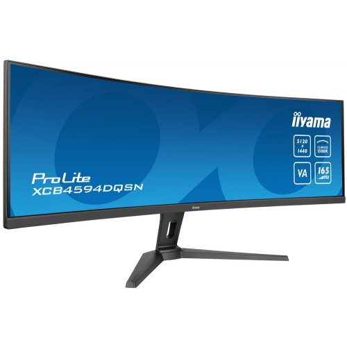 Купити Монітор Iiyama 44.5" ProLite XCB4594DQSN-B1 Black - ціна в Києві, Львові, Вінниці, Хмельницькому, Франківську, Україні | інтернет-магазин TELEMART.UA фото