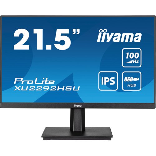 Купить Монитор Iiyama 21.5" ProLite XU2292HSU-B6 Black - цена в Харькове, Киеве, Днепре, Одессе
в интернет-магазине Telemart фото