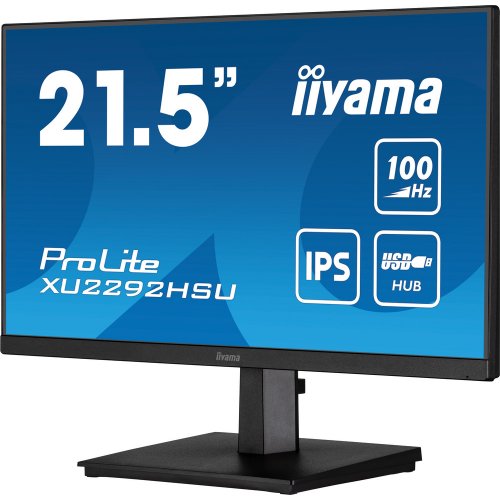 Купить Монитор Iiyama 21.5" ProLite XU2292HSU-B6 Black - цена в Харькове, Киеве, Днепре, Одессе
в интернет-магазине Telemart фото