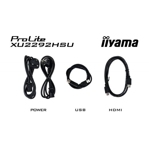 Купить Монитор Iiyama 21.5" ProLite XU2292HSU-B6 Black - цена в Харькове, Киеве, Днепре, Одессе
в интернет-магазине Telemart фото