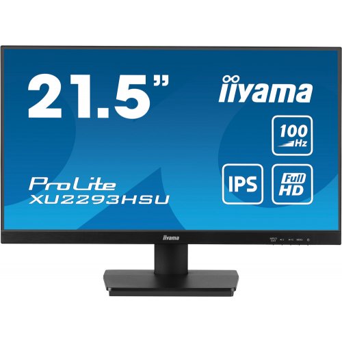 Купить Монитор Iiyama 21.5" ProLite XU2293HSU-B6 Black - цена в Харькове, Киеве, Днепре, Одессе
в интернет-магазине Telemart фото