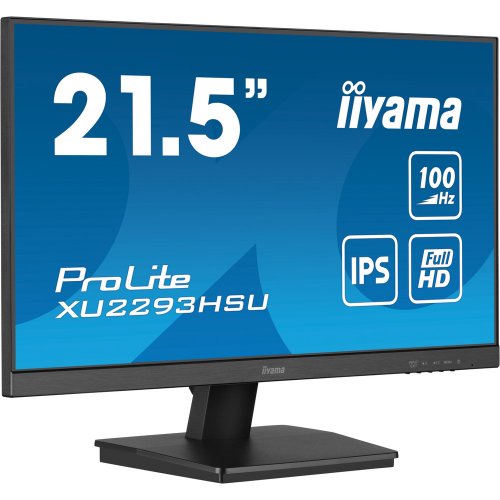 Купить Монитор Iiyama 21.5" ProLite XU2293HSU-B6 Black - цена в Харькове, Киеве, Днепре, Одессе
в интернет-магазине Telemart фото