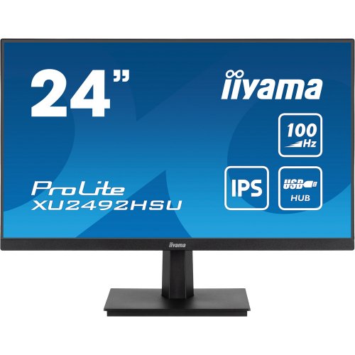 Купить Монитор Iiyama 23.8" ProLite XU2492HSU-B6 Black - цена в Харькове, Киеве, Днепре, Одессе
в интернет-магазине Telemart фото