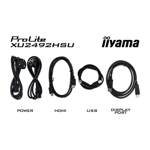 Купить Монитор Iiyama 23.8" ProLite XU2492HSU-B6 Black - цена в Харькове, Киеве, Днепре, Одессе
в интернет-магазине Telemart фото