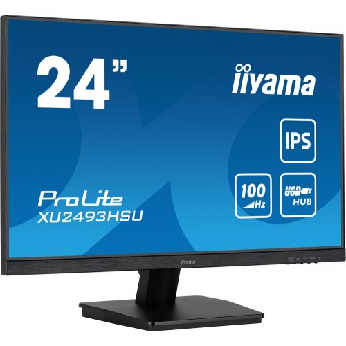 Купить Монитор Iiyama 23.8" ProLite XU2493HSU-B6 Black - цена в Харькове, Киеве, Днепре, Одессе
в интернет-магазине Telemart фото