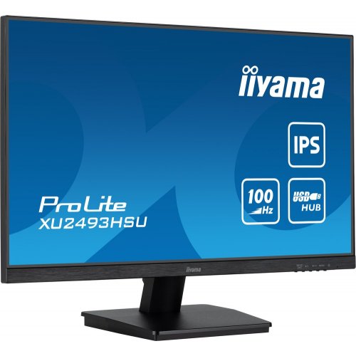 Купить Монитор Iiyama 23.8" ProLite XU2493HSU-B6 Black - цена в Харькове, Киеве, Днепре, Одессе
в интернет-магазине Telemart фото