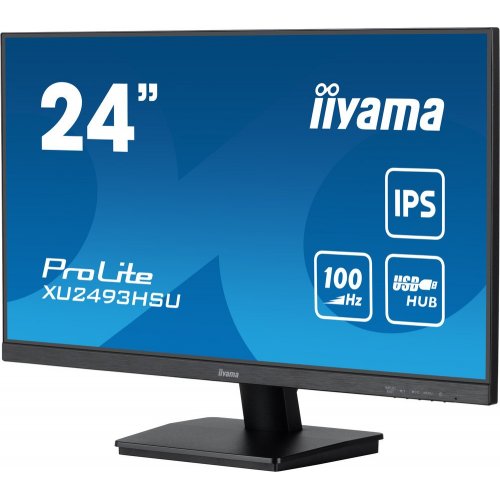 Купить Монитор Iiyama 23.8" ProLite XU2493HSU-B6 Black - цена в Харькове, Киеве, Днепре, Одессе
в интернет-магазине Telemart фото