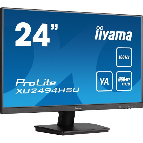 Купить Монитор Iiyama 23.8" ProLite XU2494HSU-B6 Black - цена в Харькове, Киеве, Днепре, Одессе
в интернет-магазине Telemart фото