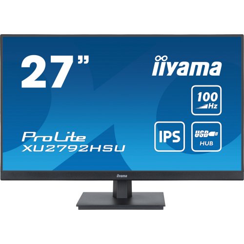 Купить Монитор Iiyama 27" ProLite XU2792HSU-B6 Black - цена в Харькове, Киеве, Днепре, Одессе
в интернет-магазине Telemart фото