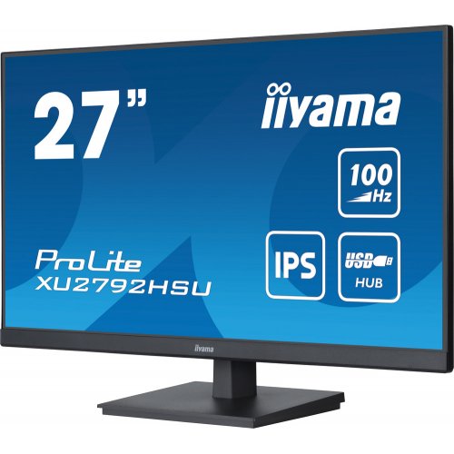 Купить Монитор Iiyama 27" ProLite XU2792HSU-B6 Black - цена в Харькове, Киеве, Днепре, Одессе
в интернет-магазине Telemart фото