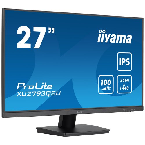 Купити Монітор Iiyama 27" ProLite XU2793QSU-B6 Black - ціна в Києві, Львові, Вінниці, Хмельницькому, Франківську, Україні | інтернет-магазин TELEMART.UA фото