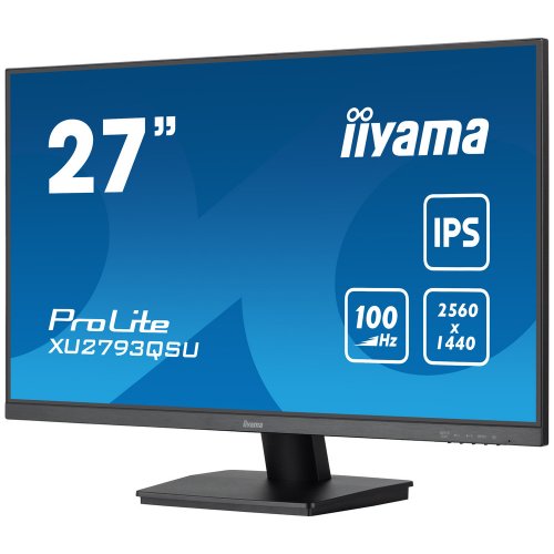 Купити Монітор Iiyama 27" ProLite XU2793QSU-B6 Black - ціна в Києві, Львові, Вінниці, Хмельницькому, Франківську, Україні | інтернет-магазин TELEMART.UA фото