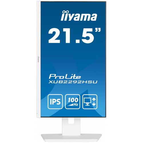 Купить Монитор Iiyama 21.5" ProLite XUB2292HSU-W6 White - цена в Харькове, Киеве, Днепре, Одессе
в интернет-магазине Telemart фото