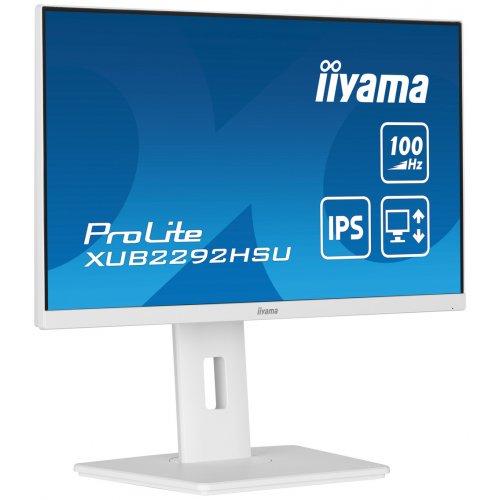 Купить Монитор Iiyama 21.5" ProLite XUB2292HSU-W6 White - цена в Харькове, Киеве, Днепре, Одессе
в интернет-магазине Telemart фото