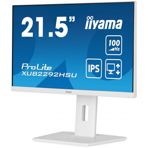 Купить Монитор Iiyama 21.5" ProLite XUB2292HSU-W6 White - цена в Харькове, Киеве, Днепре, Одессе
в интернет-магазине Telemart фото