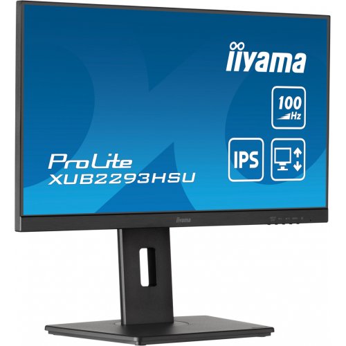 Купить Монитор Iiyama 21.5" ProLite XUB2293HSU-B7 Black - цена в Харькове, Киеве, Днепре, Одессе
в интернет-магазине Telemart фото