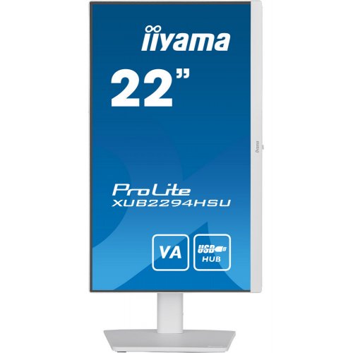 Купить Монитор Iiyama 21.5" ProLite XUB2294HSU-W2 White - цена в Харькове, Киеве, Днепре, Одессе
в интернет-магазине Telemart фото