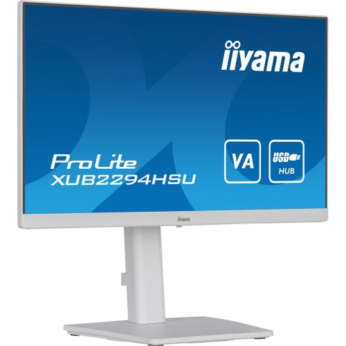 Купить Монитор Iiyama 21.5" ProLite XUB2294HSU-W2 White - цена в Харькове, Киеве, Днепре, Одессе
в интернет-магазине Telemart фото